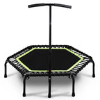 Mini Trampoline with Handle for Indoor and Outdoor Fitness