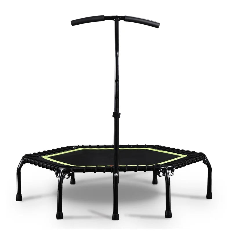 Mini Trampoline with Handle for Indoor and Outdoor Fitness