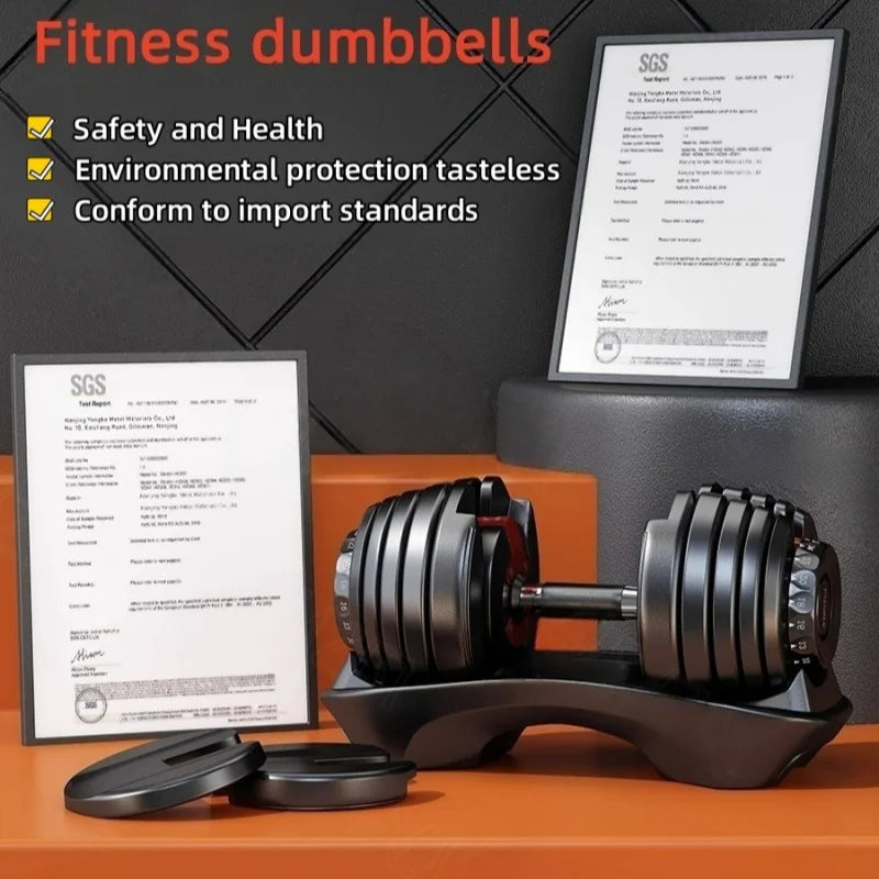 Adjustable dumbbells