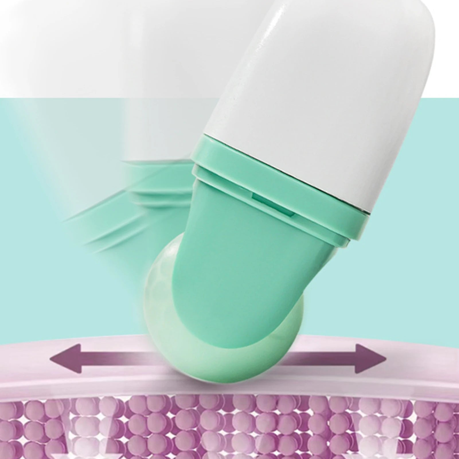 Ice Roller for Face and Body Skin Care - Double Head Cooling Therapy for Women