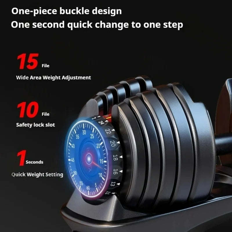 Adjustable dumbbells