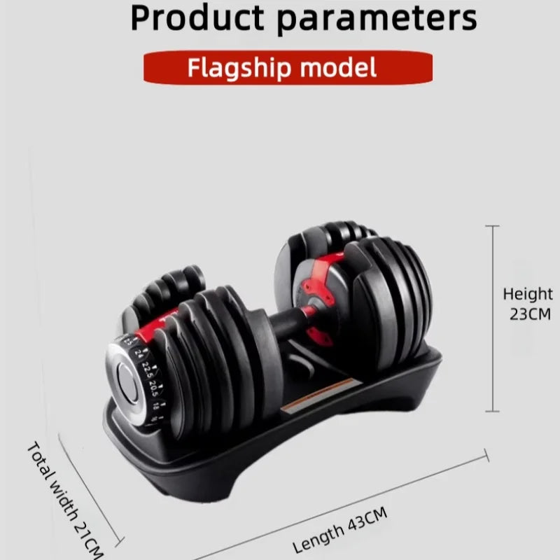 Adjustable dumbbells
