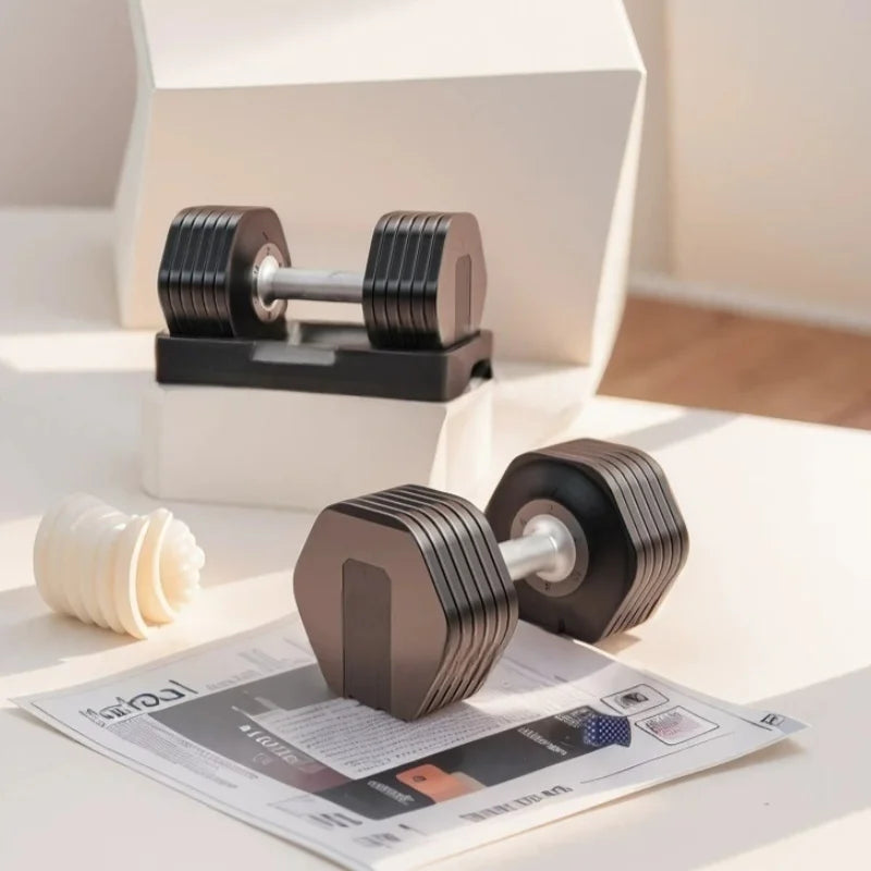Adjustable dumbbells
