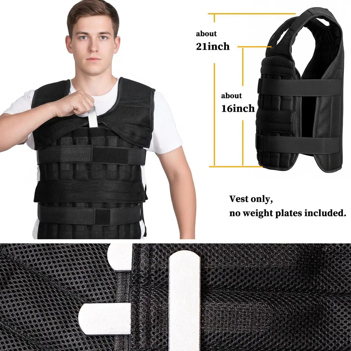 Adjustable Weight Vest for Women and Men